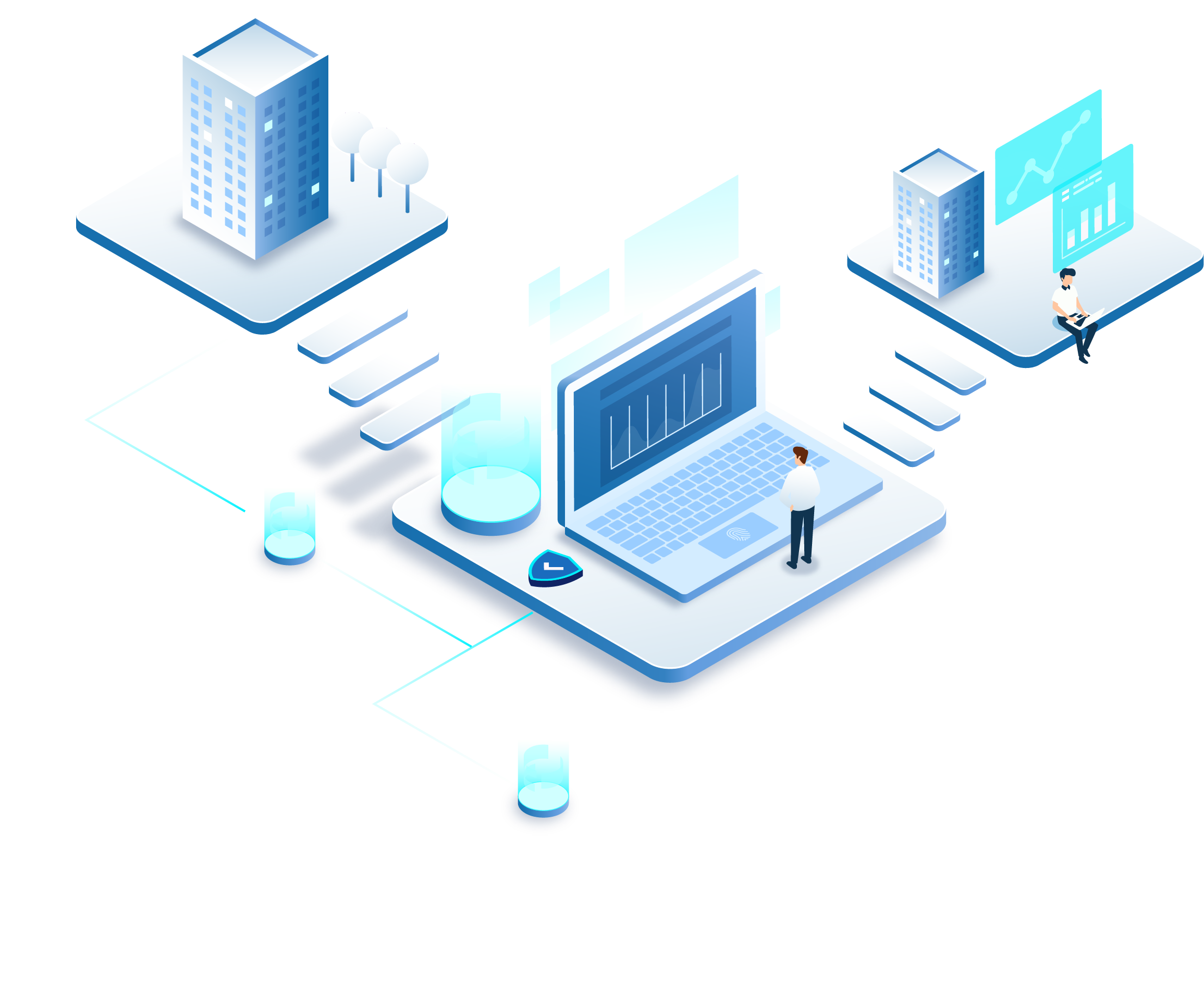 Illustration du monde numérique